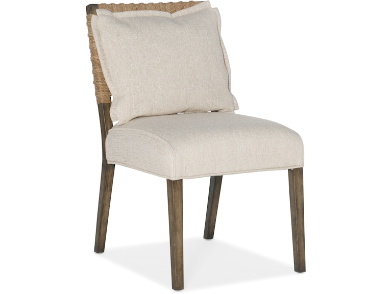 Hooker Furniture Casual Dining Sundance Woven Back Side Chair-2 per ctn/price ea 6015-75311-89 at Norwood Furniture