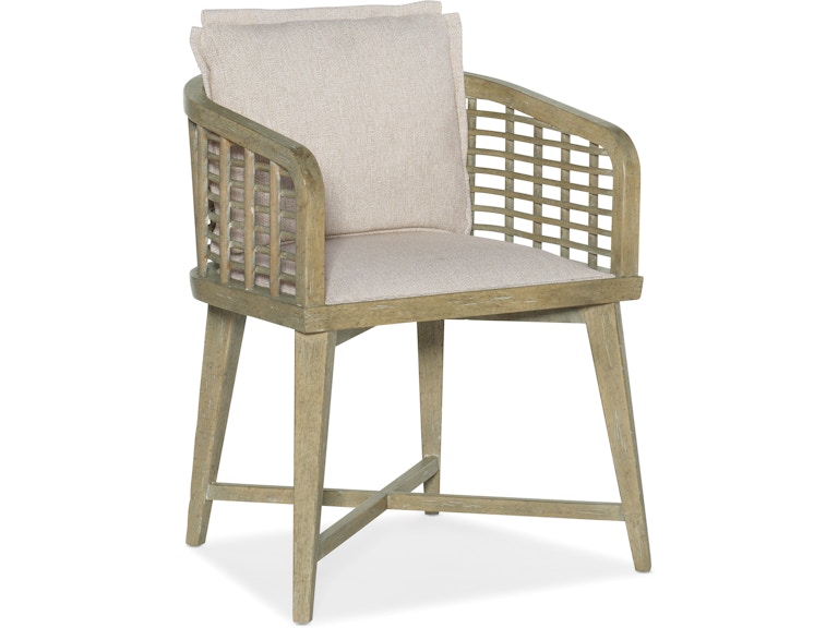 Hooker Furniture Casual Dining Surfrider Barrel Back Chair 6015-75600-80 at Norwood Furniture