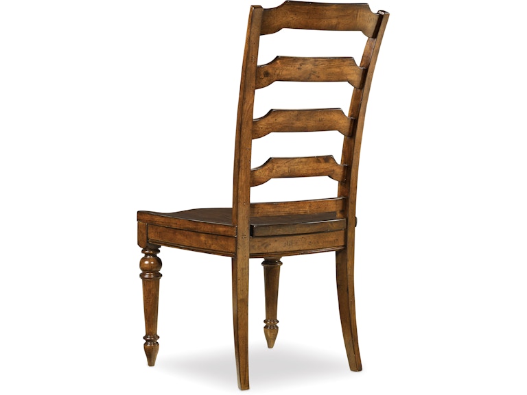 Hooker Furniture Casual Dining Tynecastle Ladderback Side Chair - 2 per carton/price ea 5323-75310 at Norwood Furniture