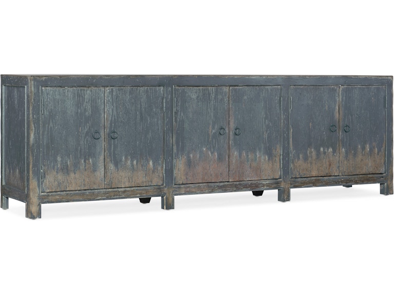Hooker Furniture Home Entertainment Boheme Salvator Media Console 5750-55489-BLU at Norwood Furniture
