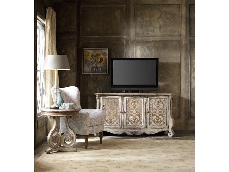 Hooker Furniture Home Entertainment Chatelet Entertainment Console 5351-55468 at Norwood Furniture