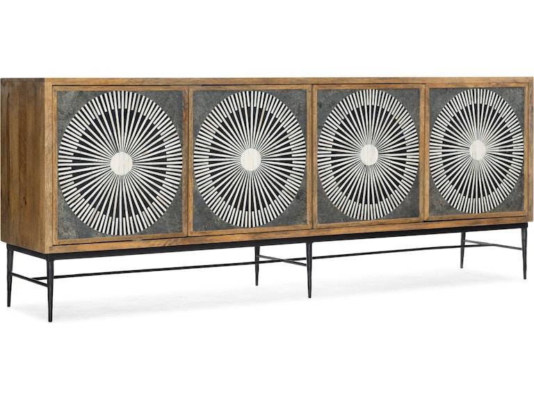 Hooker Furniture Home Entertainment Commerce & Market Giovanni Entertainment Console 7228-55011-85 at Norwood Furniture