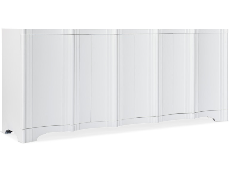 Hooker Furniture Home Entertainment Melange Corinth Four Door Entertainment Console 628-55015-02 at Norwood Furniture