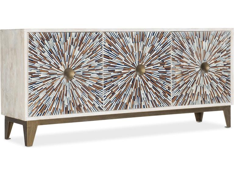 Hooker Furniture Home Entertainment Melange Liberty Entertainment Console 628-55001-02 at Norwood Furniture