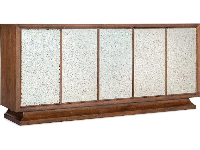 Hooker Furniture Home Entertainment Melange Lloyds Leopard Entertainment Credenza 628-55071-89 at Norwood Furniture