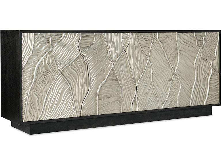 Hooker Furniture Home Entertainment Melange Summit Gorge Entertainment Console 628-55040-98 at Norwood Furniture