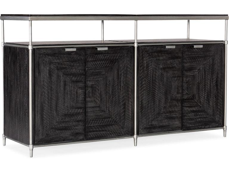 Hooker Furniture Home Entertainment St. Armand Entertainment Console 5601-55460-BLK at Norwood Furniture