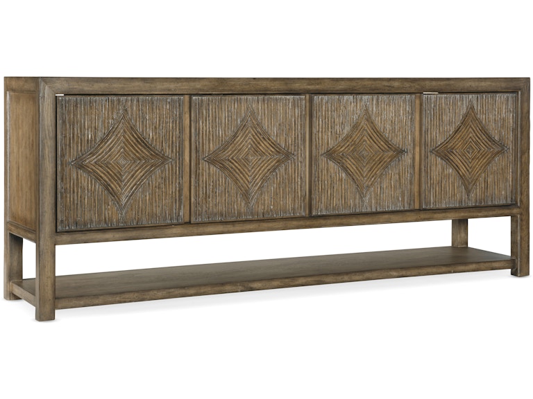 Hooker Furniture Home Entertainment Sundance Entertainment Console 6015-55480-89 at Norwood Furniture