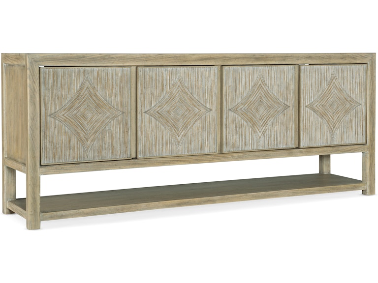 Hooker Furniture Home Entertainment Surfrider Entertainment Console 6015-55480-80 at Norwood Furniture