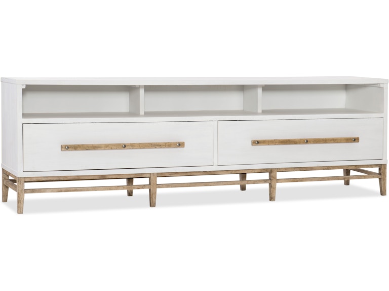 Hooker Furniture Home Entertainment Urban Elevation Low Entertainment Console 1620-55488-WH At Norwood Furniture