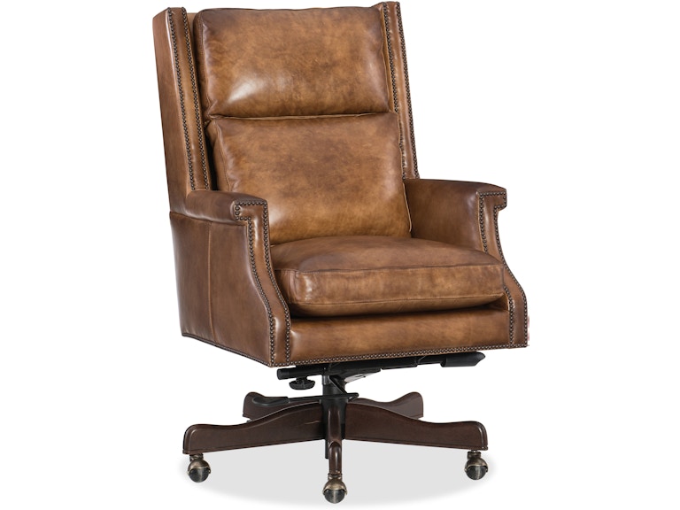 Hooker Furniture Home Office Beckett Executive Swivel Tilt Chair EC562-083 at Norwood Furniture