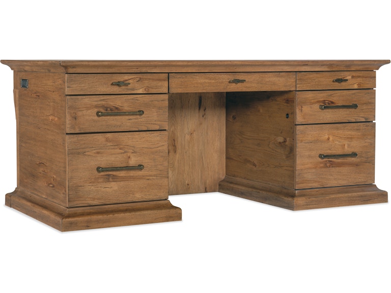 Hooker Furniture Home Office Big Sky Executive Desk 6700-10562-80 at Norwood Furniture