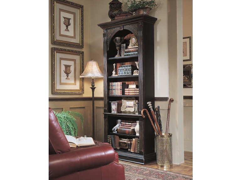 Hooker Furniture Home Office Black Bookcase 500-50-385 at Norwood Furniture