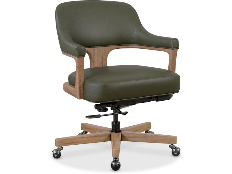 Hooker Furniture Home Office Briar Executive Swivel Tilt Chair EC225-028 at Norwood Furniture