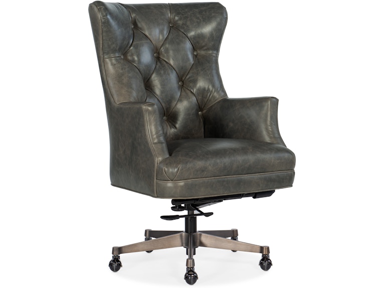 Hooker Furniture Home Office Brinley Executive Swivel Tilt Chair EC466-091 at Norwood Furniture