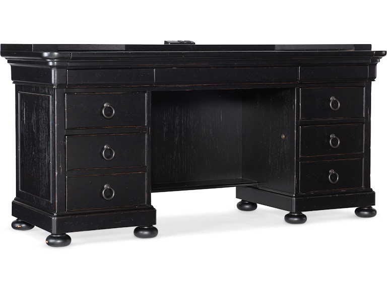 Hooker Furniture Home Office Bristowe Computer Credenza 5971-10464-99 at Norwood Furniture