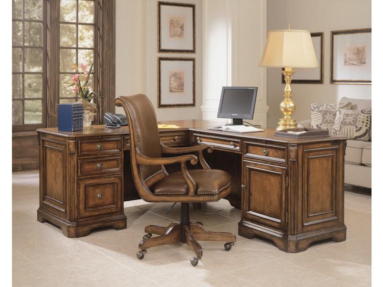 Hooker Furniture Home Office Brookhaven Executive L Right Return 281-10-453 at Norwood Furniture