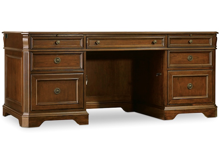 Hooker Furniture Home Office Brookhaven Executive Desk 281-10-583 At Norwood Furniture