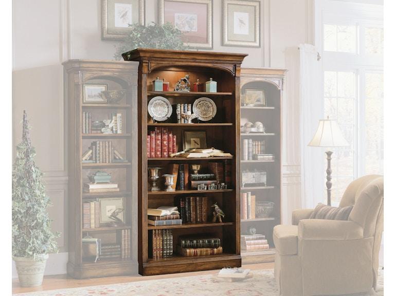 Hooker Furniture Home Office Brookhaven Open Bookcase 281-10-545 at Norwood Furniture