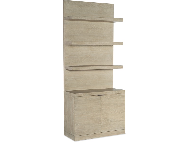 Hooker Furniture Home Office Cascade Bookcase Base and Hutch 6120-10443-80 at Norwood Furniture