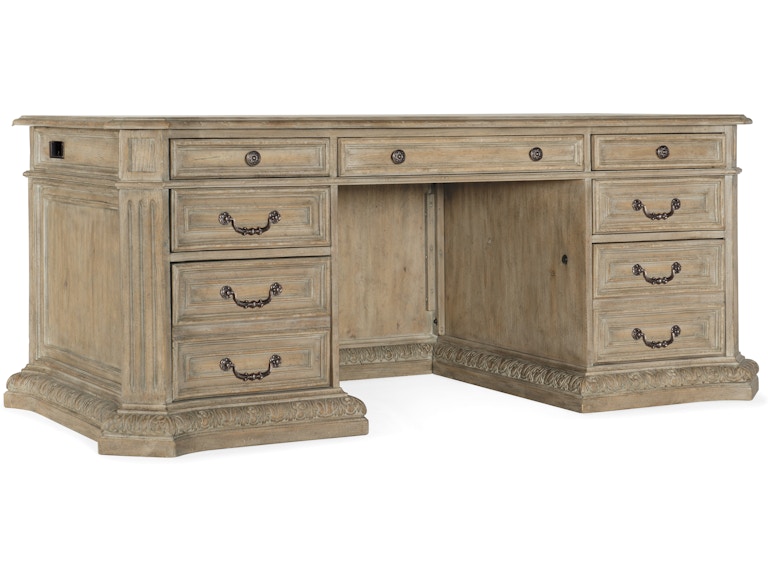 Hooker Furniture Home Office Castella Executive Desk 5878-10563-80 At Norwood Furniture