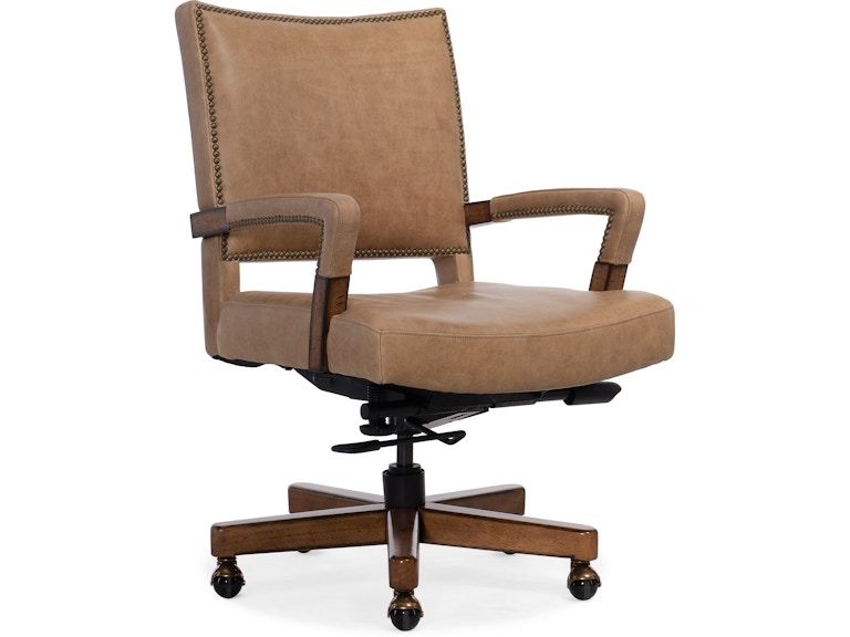 Hooker Furniture Home Office Chace Executive Swivel Tilt Chair EC422-088 at Norwood Furniture
