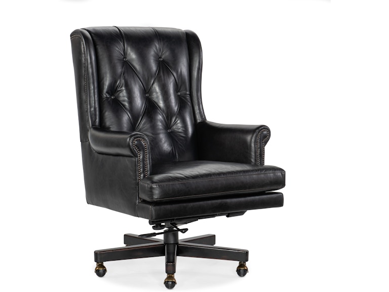 Hooker Furniture Home Office Charleston Executive Swivel Tilt Chair EC110-099 at Norwood Furniture