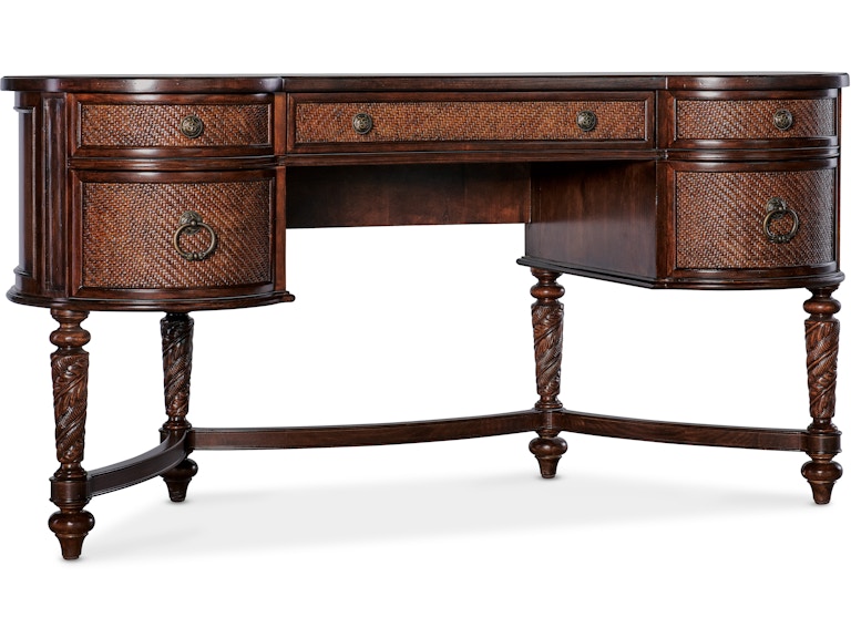 Hooker Furniture Home Office Charleston Kidney Writing Desk 6750-10460-85 at Norwood Furniture