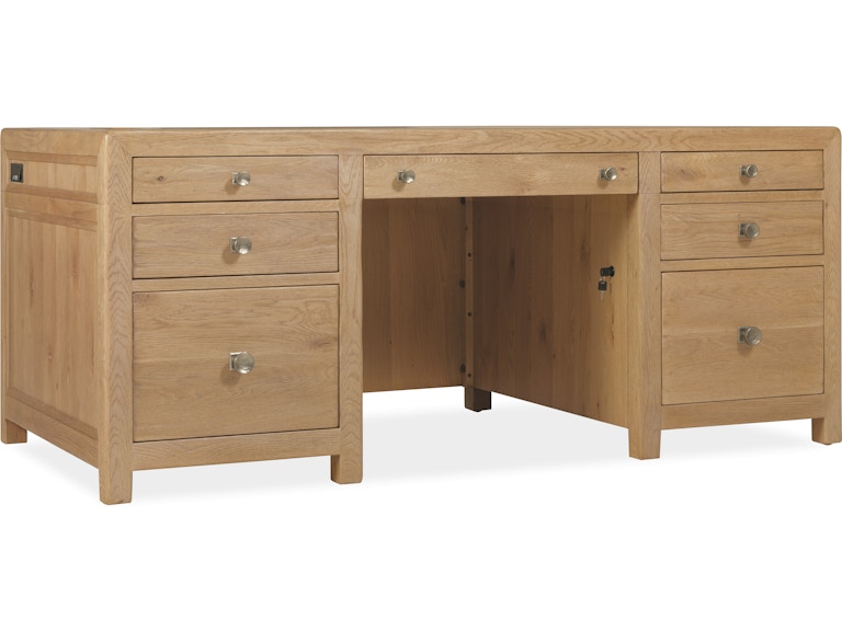 Hooker Furniture Home Office Driftwood Executive Desk 6820-10462-80 at Norwood Furniture