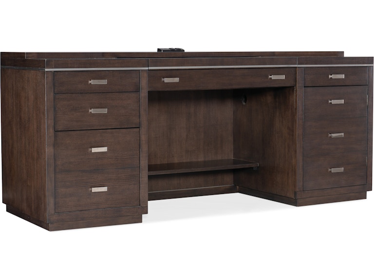 Hooker Furniture Home Office House Blend Computer Credenza 5892-10464-85 At Norwood Furniture