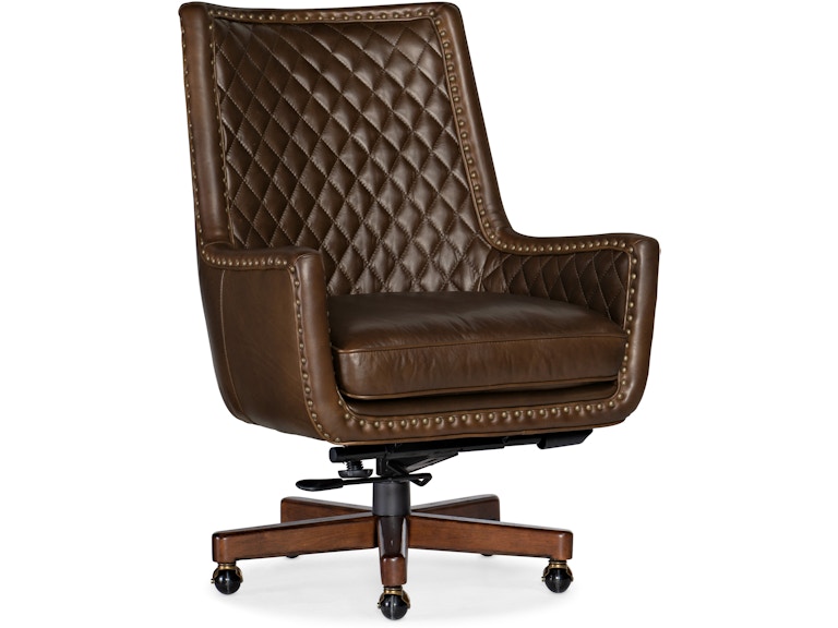 Hooker Furniture Home Office Kent Executive Swivel Tilt Chair EC206-088 at Norwood Furniture