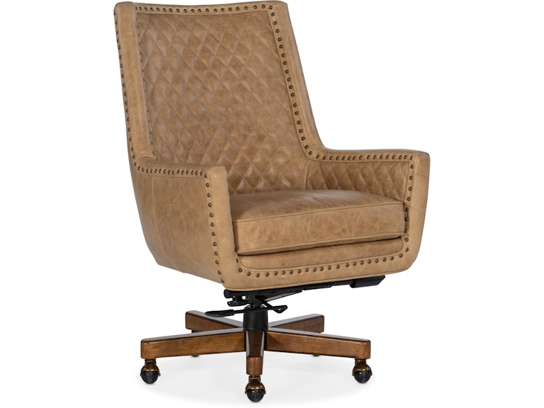 Hooker Furniture Home Office Kent Executive Swivel Tilt Chair EC206-081 at Norwood Furniture