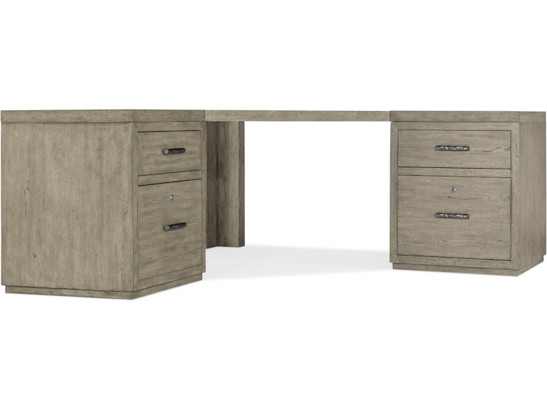 Hooker Furniture Home Office Linville Falls Corner Combo 2-24in Tops-2 Small Files 6150-10934-85 at Norwood Furniture