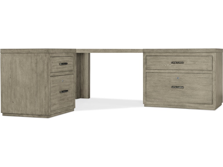 Hooker Furniture Home Office Linville Falls Corner Combo-24in-36in Tops-Lateral and Small File 6150-10935-85 at Norwood Furniture