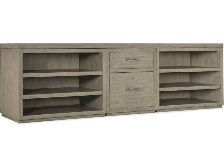 Hooker Furniture Home Office Linville Falls Credenza - 96in Top-Small File and 2 Opens 6150-10930-85 at Norwood Furniture