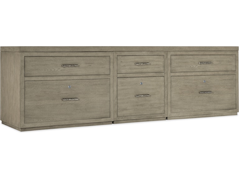 Hooker Furniture Home Office Linville Falls Credenza - 96in Top-Small File And 2 Lateral Files 6150-10931-85 At Norwood Furniture