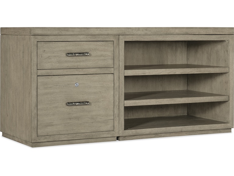 Hooker Furniture Home Office Linville Falls Credenza - 60in Top-Small File and Open 6150-10951-85 at Norwood Furniture
