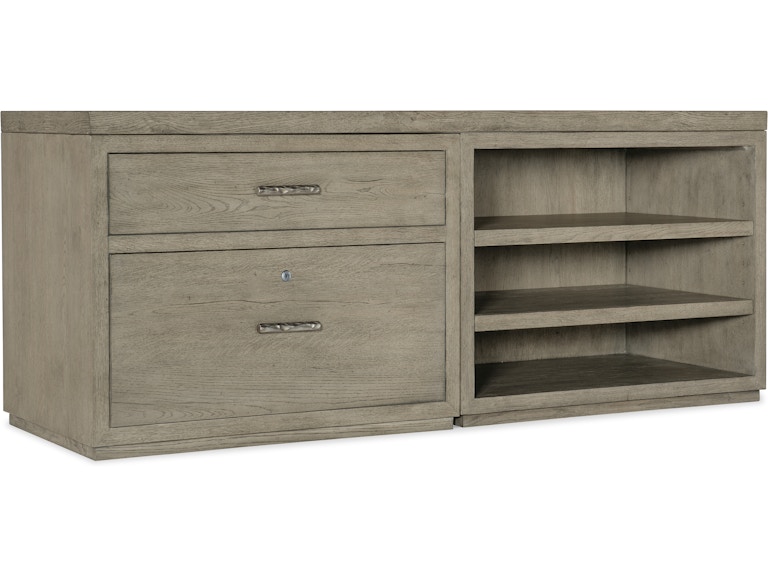 Hooker Furniture Home Office Linville Falls Credenza - 72in Top-Lateral File and Open 6150-10909-85 at Norwood Furniture