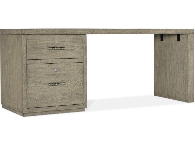 Hooker Furniture Home Office Linville Falls Desk - 72in Top-Small File and Leg 6150-10906-85 at Norwood Furniture
