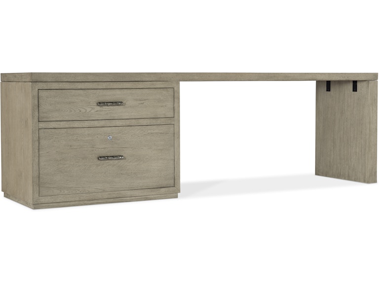 Hooker Furniture Home Office Linville Falls Desk - 96in Top-Large File and 1 Leg 6150-10945-85 at Norwood Furniture