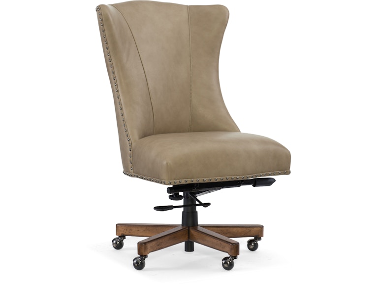 Hooker Furniture Home Office Lynn Executive Swivel Tilt Chair EC483-083 at Norwood Furniture