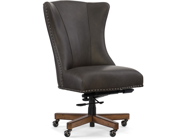 Hooker Furniture Home Office Lynn Executive Swivel Tilt Chair EC483-079 at Norwood Furniture