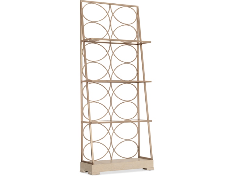 Hooker Furniture Home Office Melange Flourish Etagere 628-50741-95 at Norwood Furniture