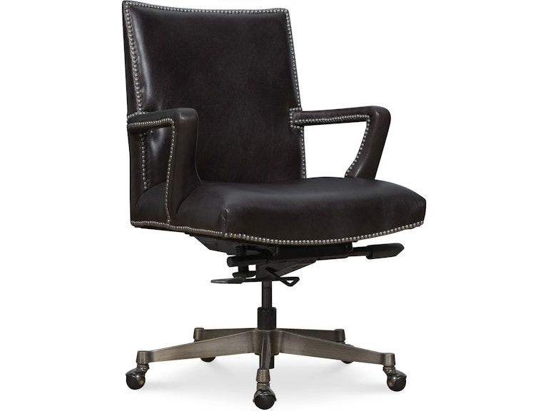 Hooker Furniture Home Office Phoenix Executive Swivel Tilt Chair EC824-098 at Norwood Furniture