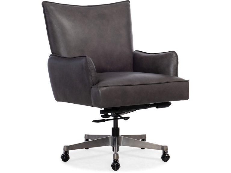 Hooker Furniture Home Office Quinn Executive Swivel Tilt Chair EC426-095 at Norwood Furniture