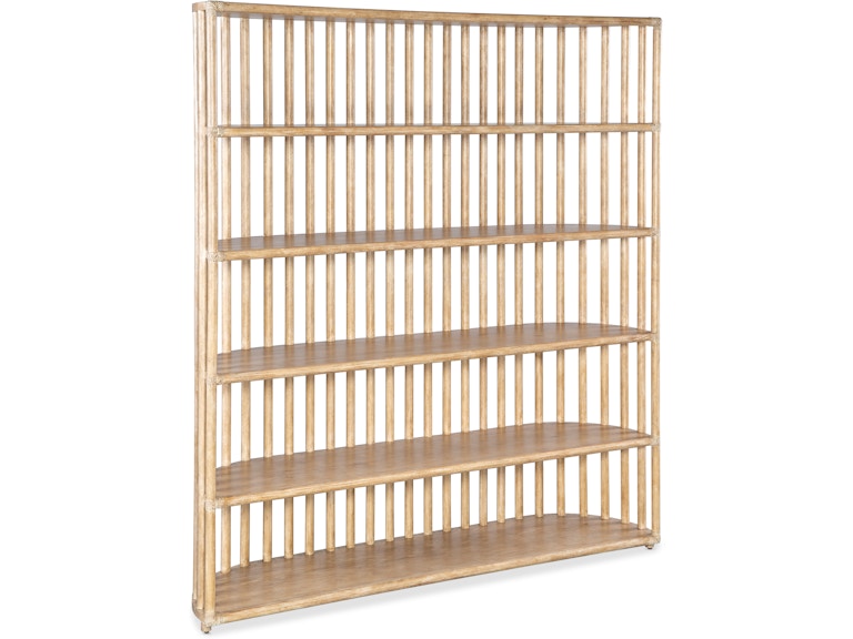 Hooker Furniture Home Office Retreat Slatted Bookcase 6950-10446-80 at Norwood Furniture