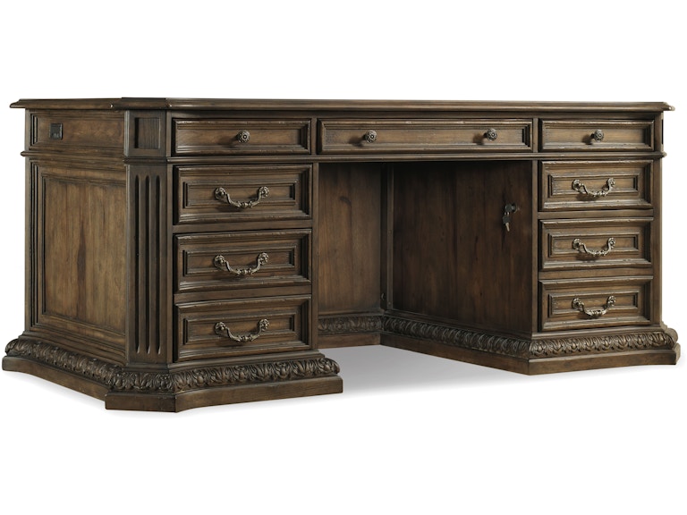 Hooker Furniture Home Office Rhapsody Executive Desk 5070-10563 at Norwood Furniture