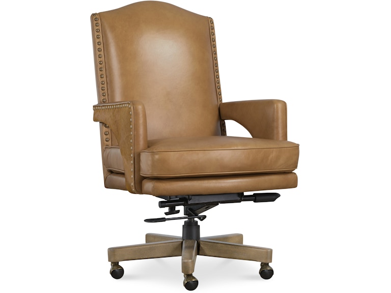 Hooker Furniture Home Office Rochelle Executive Swivel Tilt Chair EC845-080 at Norwood Furniture