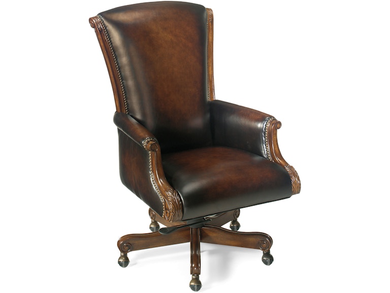 Hooker Furniture Home Office Samuel Executive Swivel Tilt Chair EC245 at Norwood Furniture