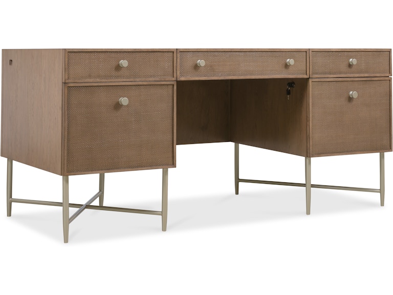 Hooker Furniture Home Office Sonnet Executive Desk 6072-10462-85 at Norwood Furniture